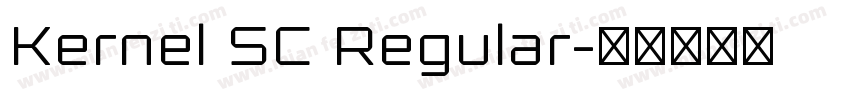 Kernel SC Regular字体转换